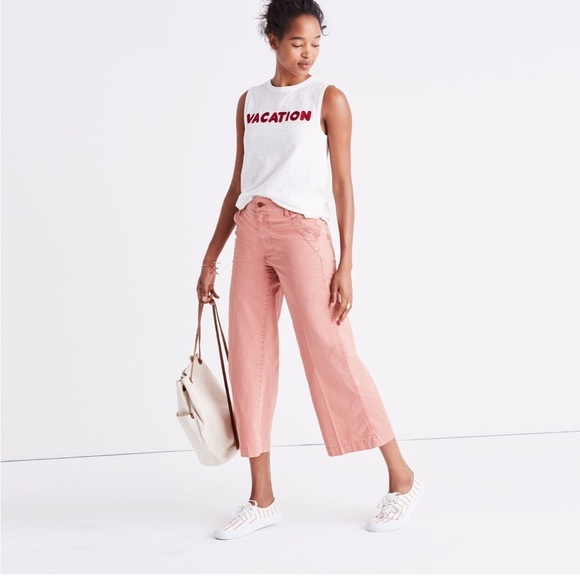 Madewell Tops - Madewell Embroidered Vacation Tanktop